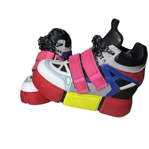 Anthony Wang Cranberry-09 Platform Sneakers Rave Cyber Punk Futuristic Women 8.5